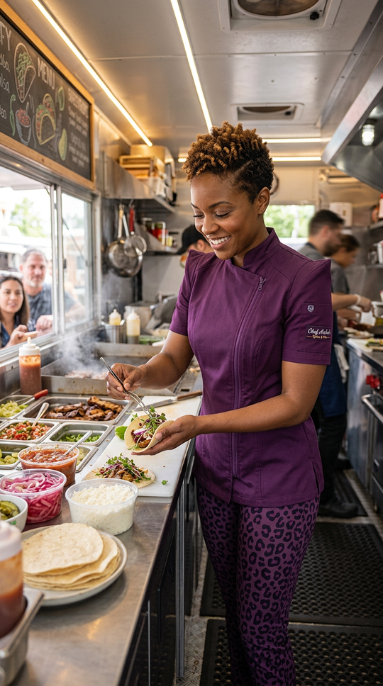 Meringue Peak Chef Coat